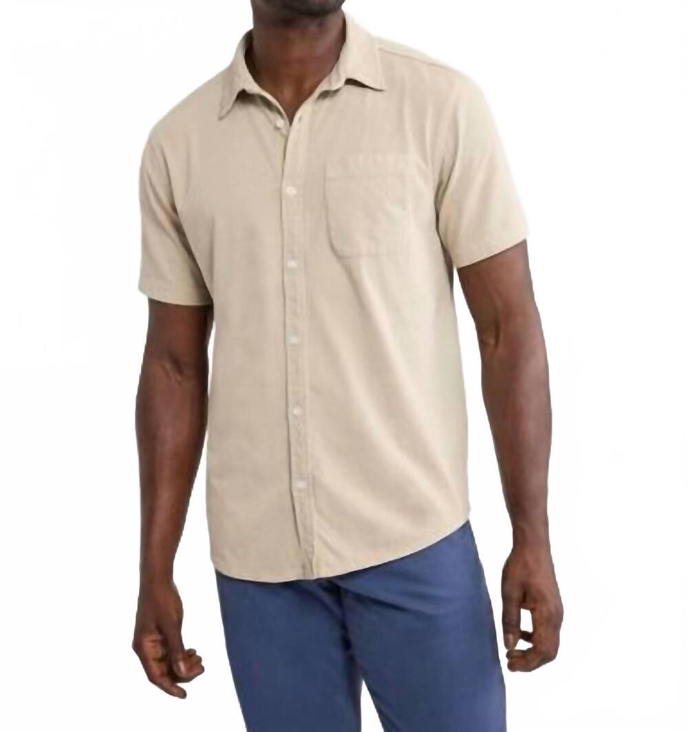 NEW FAIR HARBOR saltaire classic shirt in shell